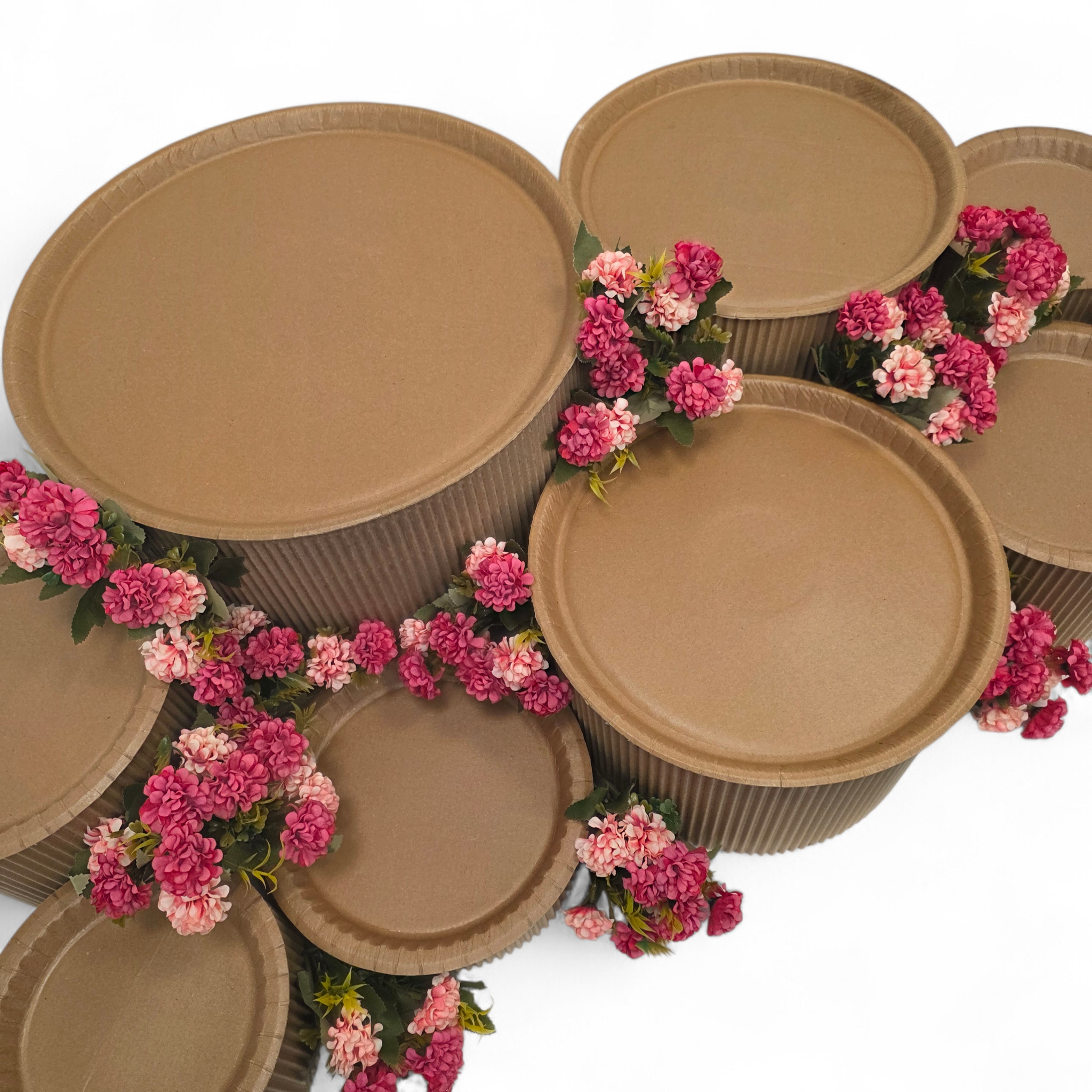 do it yourself grazing table kit with rose hydrangea flower decorations