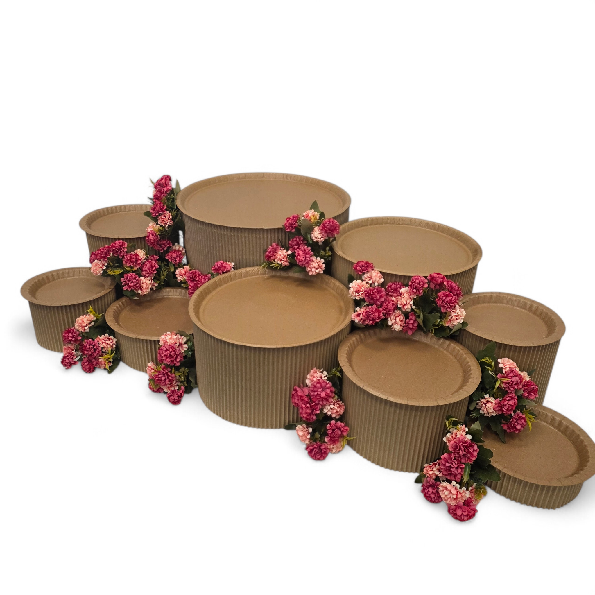 do it yourself grazing table kit with beautiful rose coloured hydrangea decorations