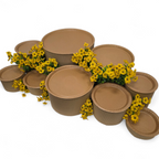 Grazing table kit with yellow flower decorations