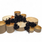 Grazing table kit with all black florals