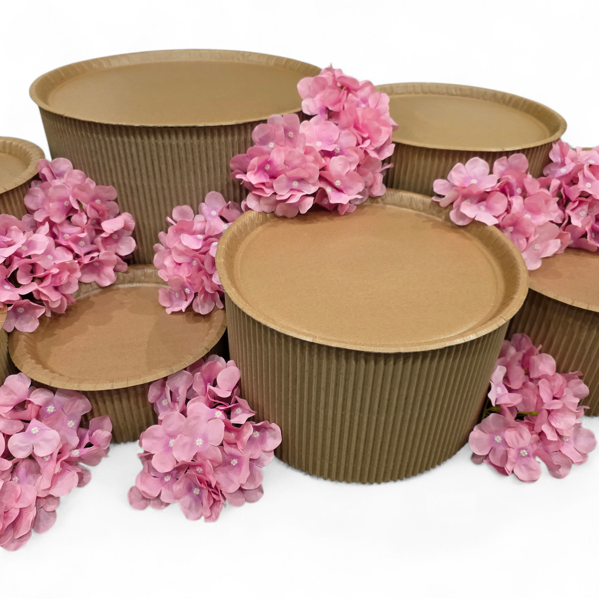 Grazing Table Kit with pink hydrangeas