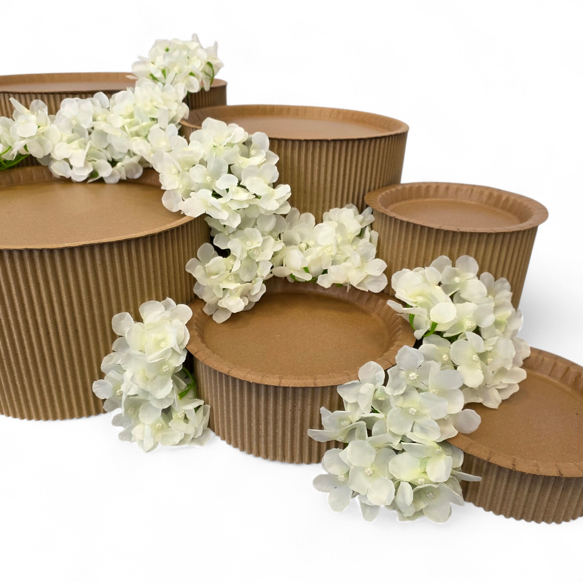 Grazing table with hydrangeas