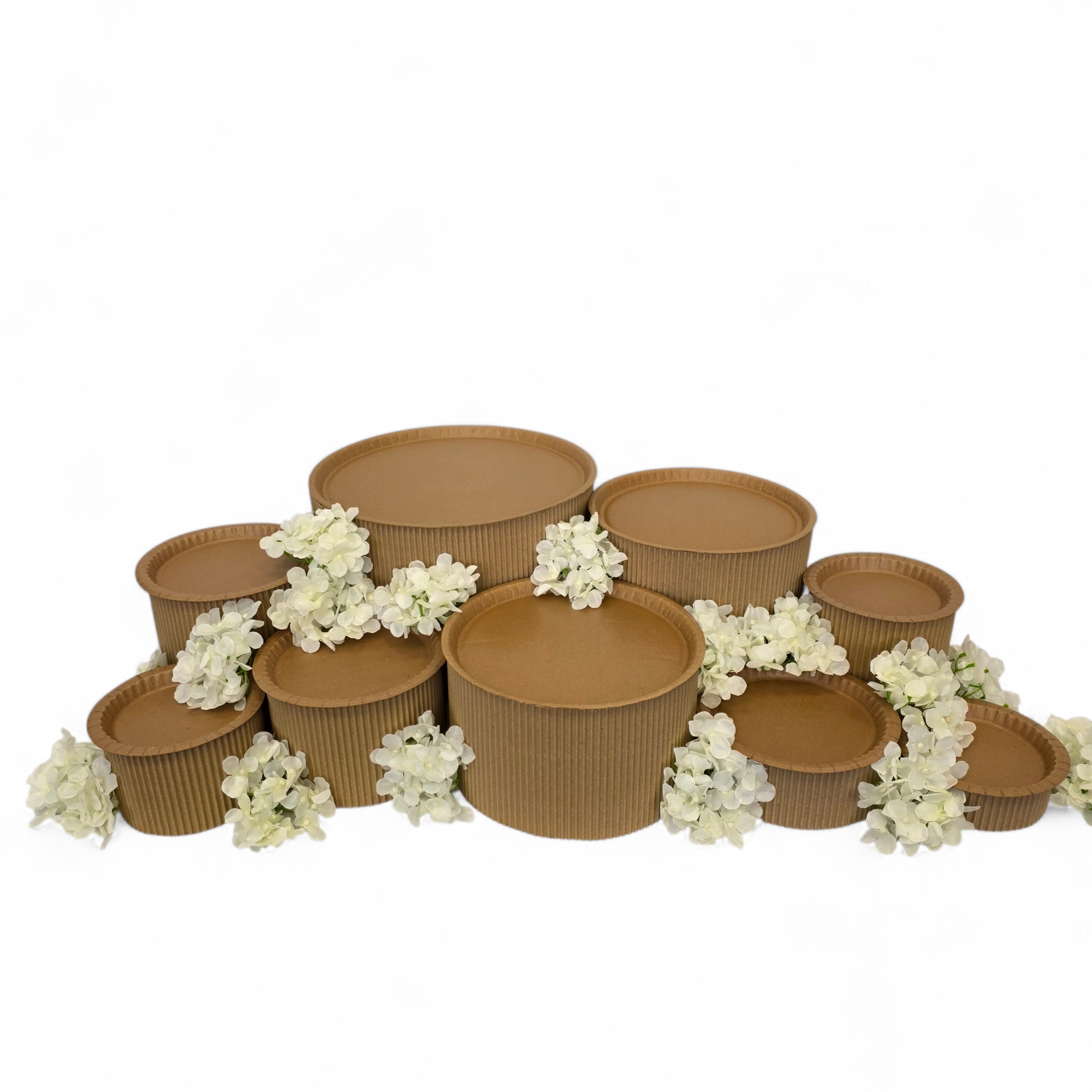 Grazing Table kit with all white hydrangeas