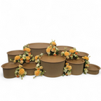 Grazing table kit with orange yellow flowers