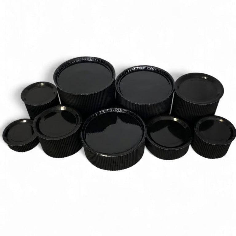 Grazing table kit with all black platters and risers