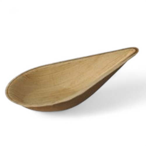 Palm leaf appetizer spoon