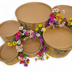 Grazing table kit with bright flowers