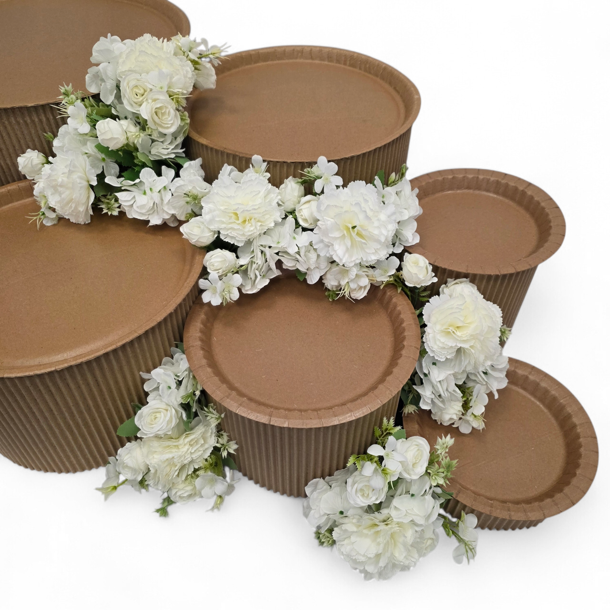 Grazing table kit with white flower decorations