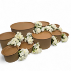 Grazing table kit with white floral decorations