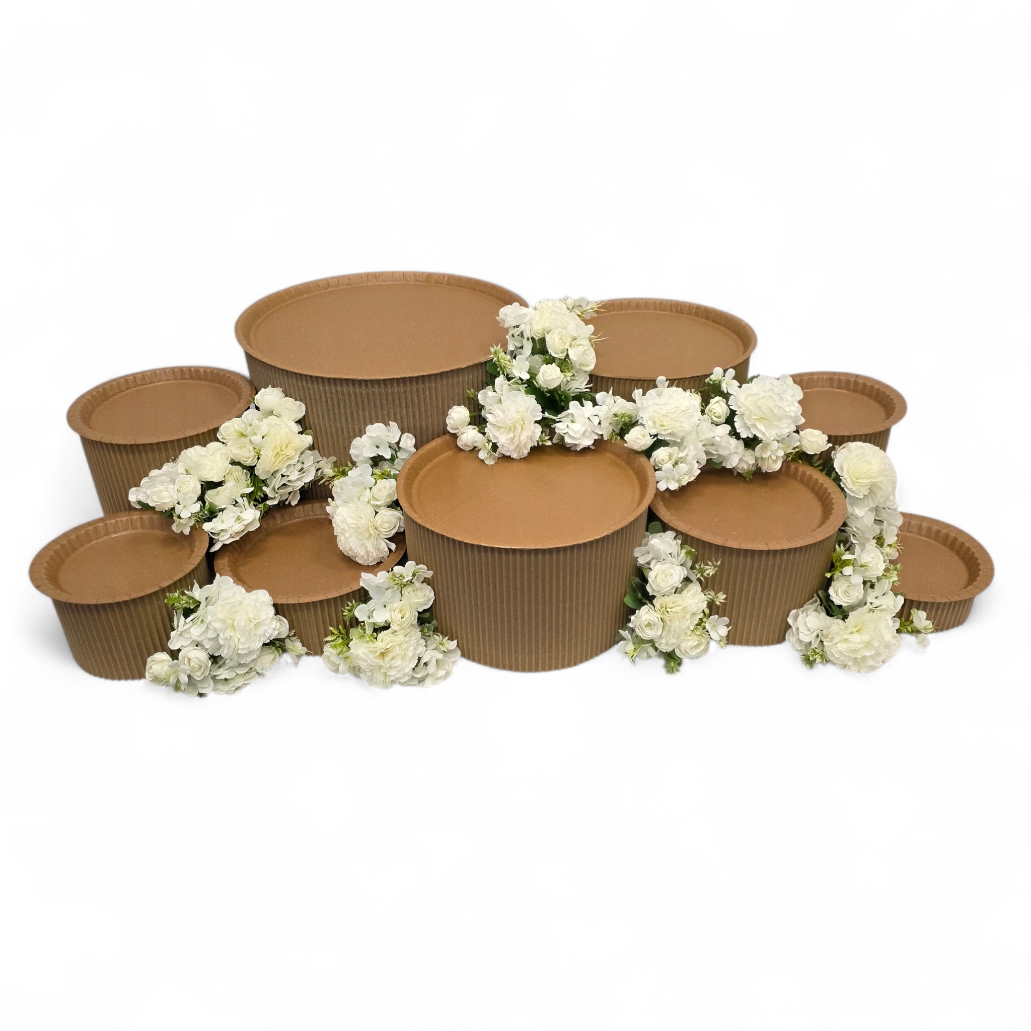 Grazing table kit with white carnation decorations