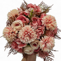 DIY grazing table kit floral set pink steel flowers bouquet - grazekits