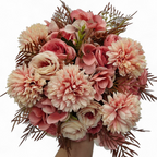 DIY grazing table kit floral set pink steel flowers bouquet - grazekits