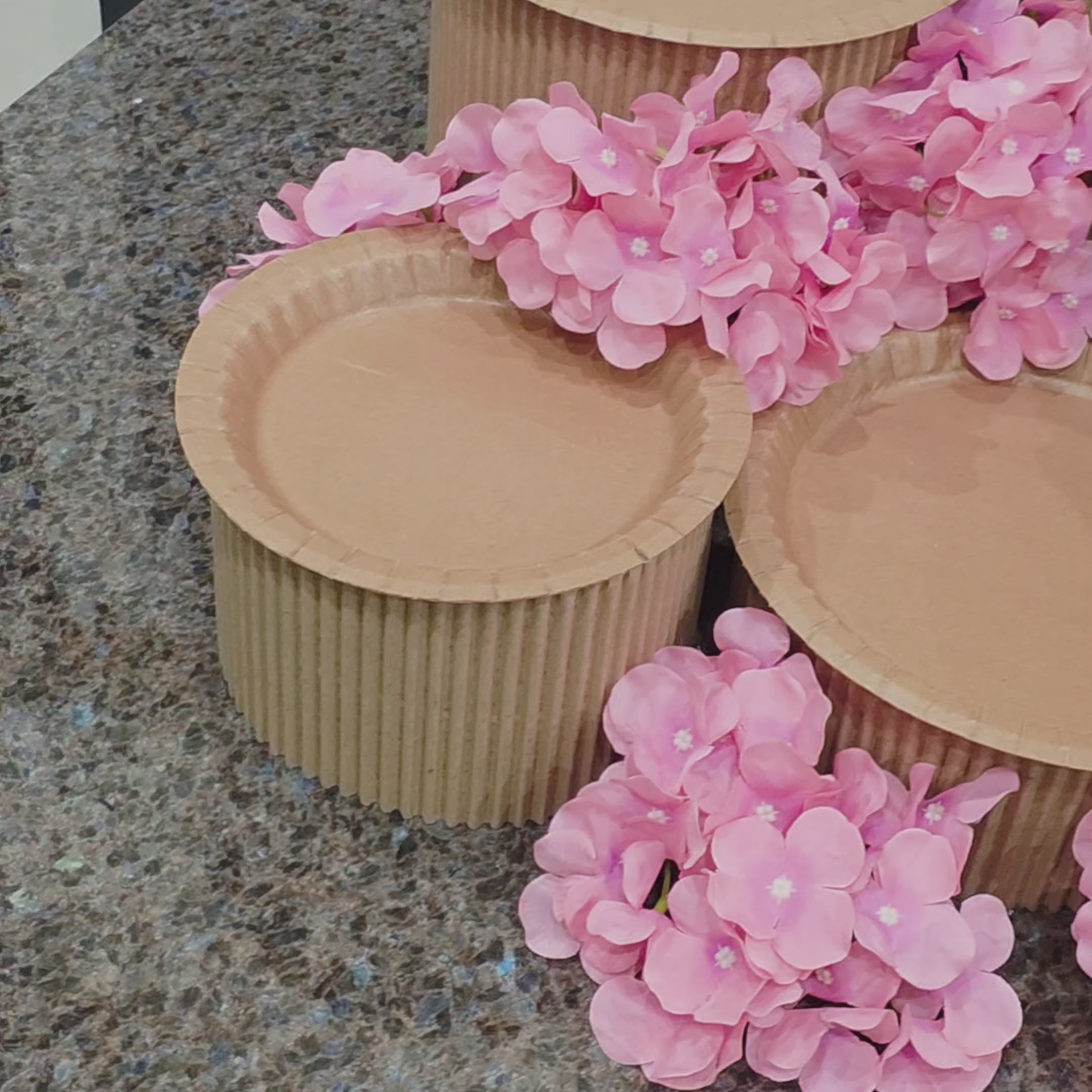 PINK HYDRANGEAS - Floral Set