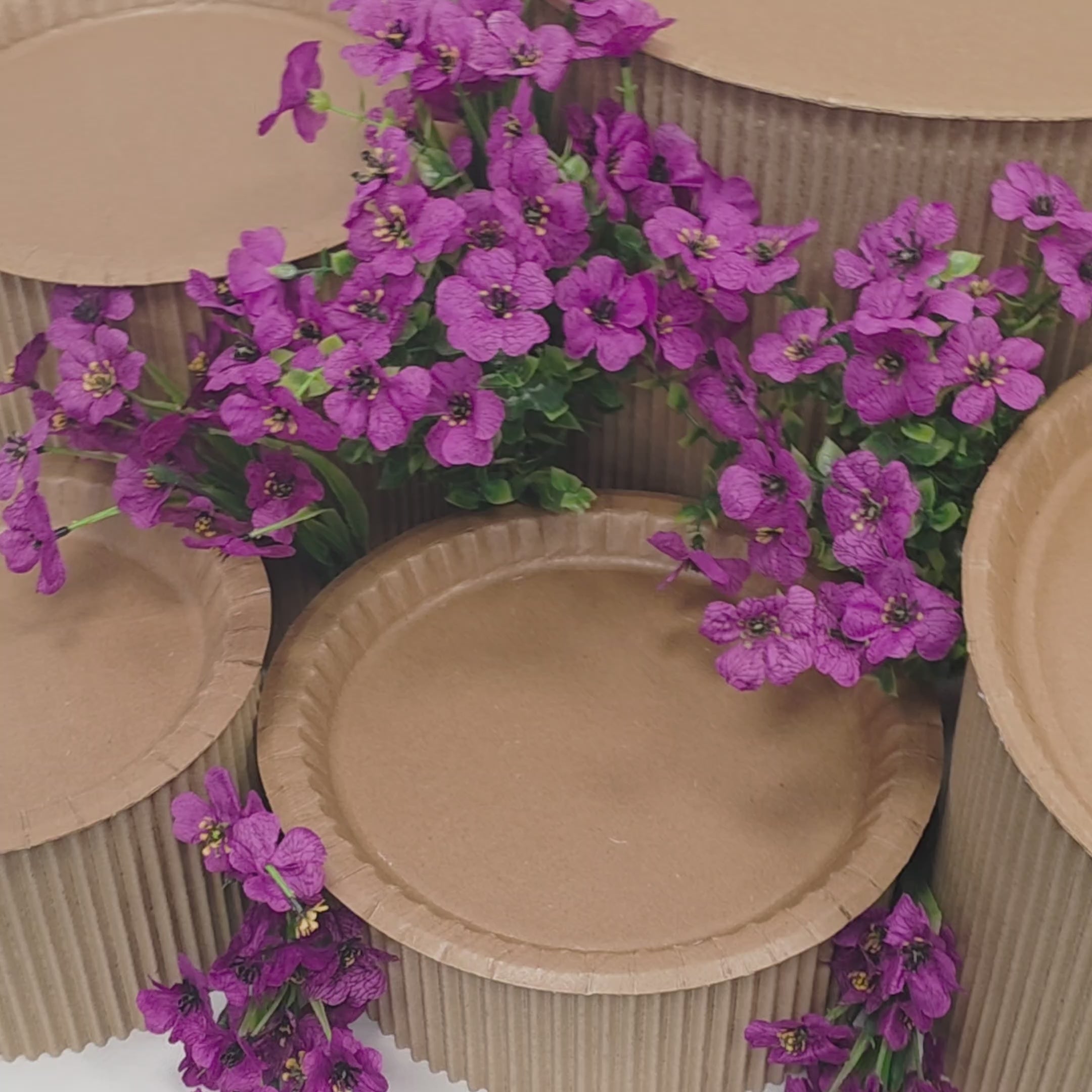GRAZEKITS - PLATTER KIT - NATURAL / PURPLE VIOLETS