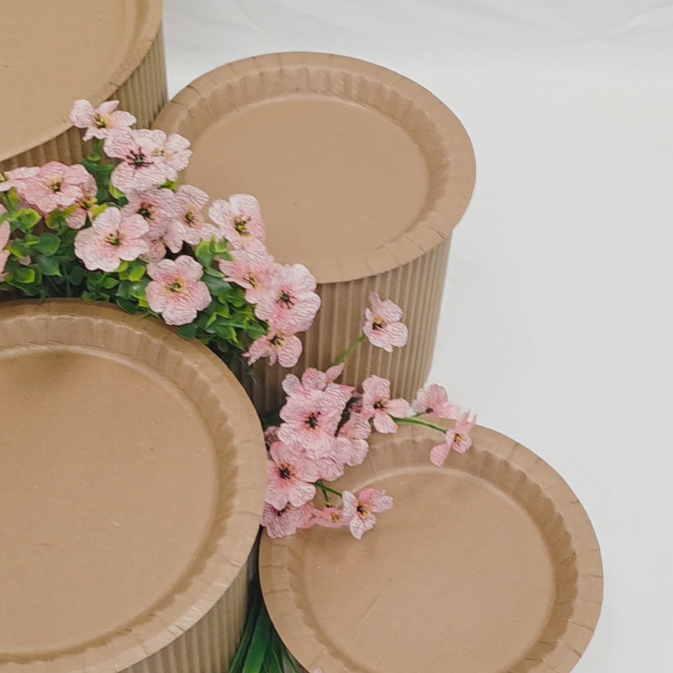 GRAZEKITS - PLATTER KIT - NATURAL / PINK VIOLETS